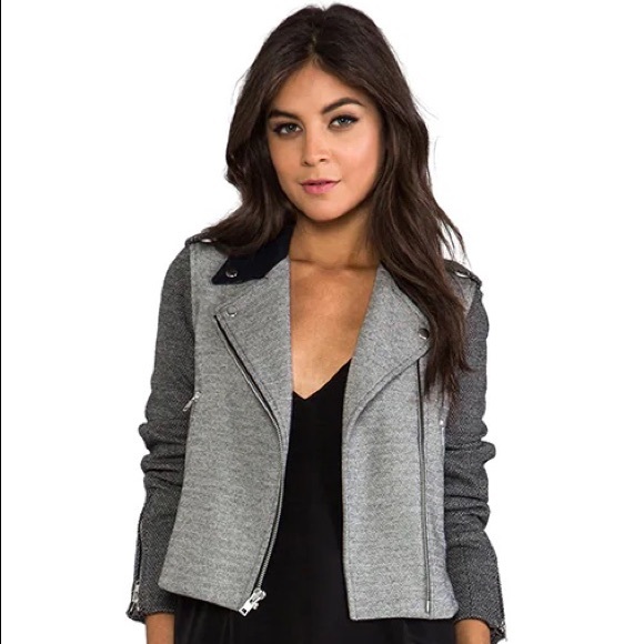 Theory Jackets & Blazers - Theory Adashi K Moto style knit jacket L